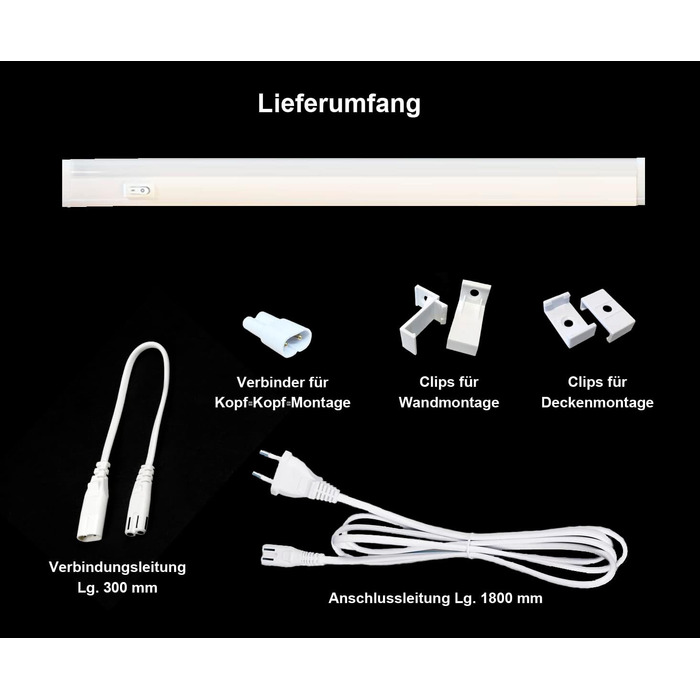 Світлодіодна панель для підконструкції (Lg. 540 мм), сумісна з лампою T5 13 Вт