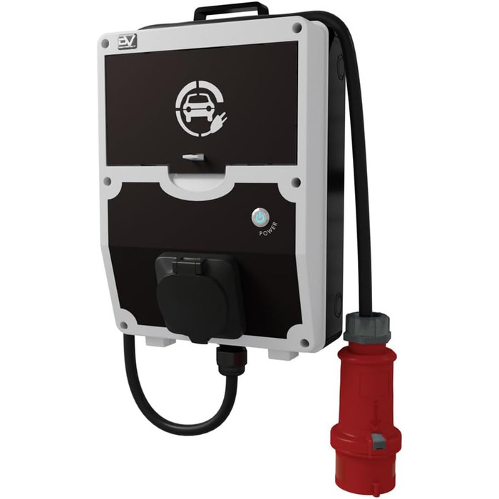 Мобільна настінна зарядна станція Doktorvolt 11kw тип 2 зарядний пристрій для електромобілів e-car CEE штекер 16A