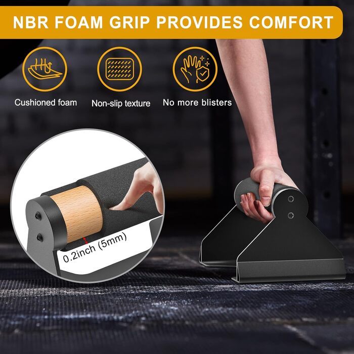 Турніри Kipika для віджимань, стійки для віджимань, ергономічні дерев&39яні ручки, нековзка гумова основа, паралельні бруси для силових тренувань та калістеніки, ідеально підходять для вправ на підлозі, чорні