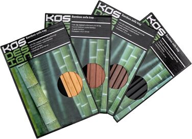 Піднос для дивана - Бамбуковий піднос для підлокітника, Підлокітник для дивана-батлера для організації, диванний батлер, Столик-піднос для підлокітників, переливчасті кольори підносів для дивана з органайзером чорний