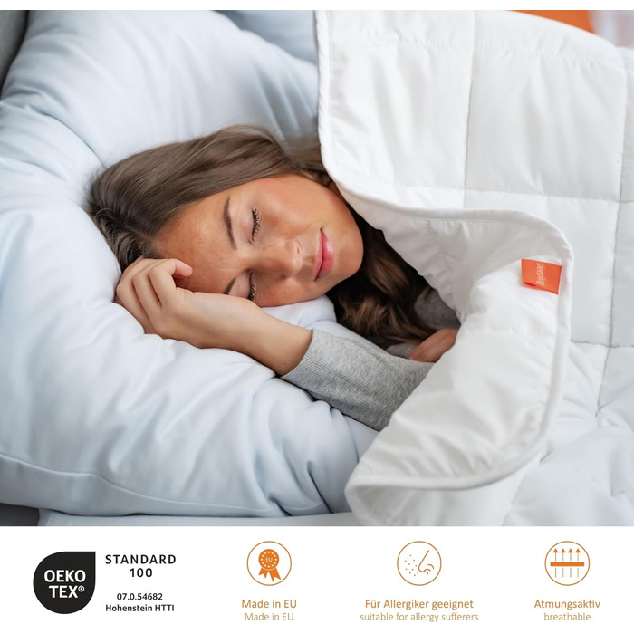 Подушка для сну 40x80 см, 2 шт., гіпоалергенні подушки, можна прати, зроблено в ЄС, сертифіковано Oeko-Tex, довга подушка для сну 40 x 80, подушка для ліжка, подушка, 2 шт., Comfort 100 2 40 x 80 см