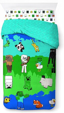 Бавовна Комплект постільної білизни з 3 предметів 135x200 см Односпальне ліжко - підковдра простирадло 90x200 см наволочка 50x70 с