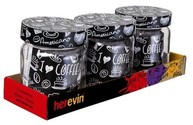 Набір банок Herevin Coffee 3х0.425 л (144357-400) (6989299)