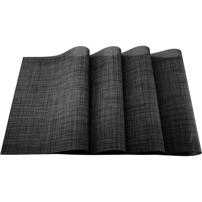 Підстилки (набір з 4), нековзні миються, ПВХ нековзні термостійкі підстилки, брудовідштовхуючі та миються, підстилки для кухонного