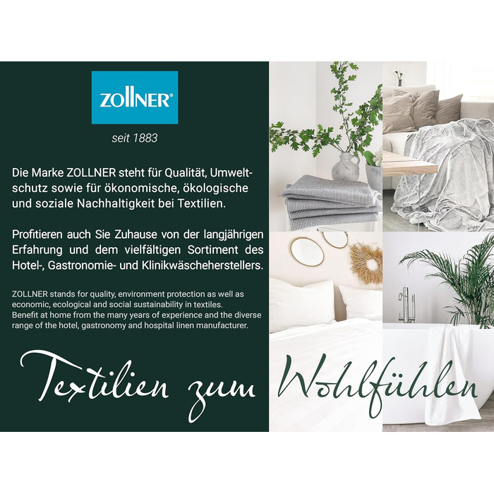 Набір ZOLLNER з 5 бавовняних чайних рушників розміром 50x70 см - добре поглинаючі та міцні кухонні рушники - можна прати при темпе