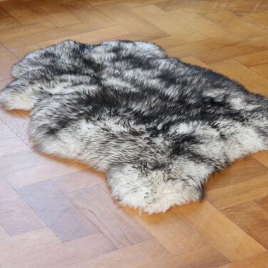 Килим Hollert Lambskin Black Forest 110-120 см з натуральної мериносової овчини, м&39який, екологічно чистий, з німецьких вівчарських ферм, натуральної форми, декоративне хутро, преміум-класу, доріжка з овчини, подушка на сидіння