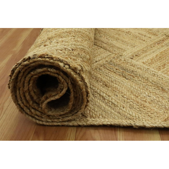 Великий килим кілім 25,4 x 35,6 см, бежевий, тканий джутовий килим, для приміщень і вулиць, килим плоского плетіння, зона з високо
