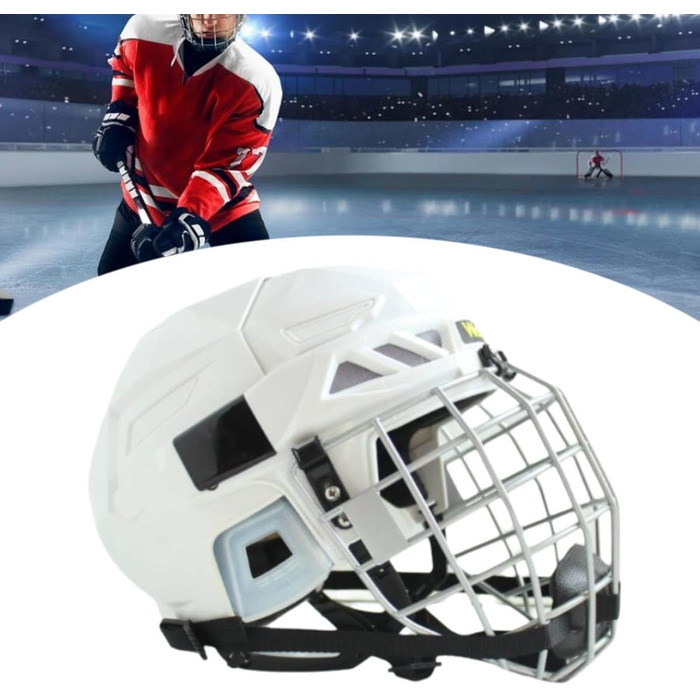 Хокейний шолом, воротарський шолом для хокею з ремінцем підборіддя, хокейний шолом, аксесуари для хокейних ігор, вправи для хокею на суходолі