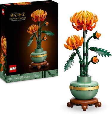 Конструктор LEGO Botanicals Хризантема, 278 деталей