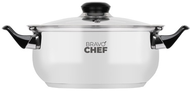 Каструля Bravo Chef 18 см (1.6 л) з бакелітовими ручками (6811077)