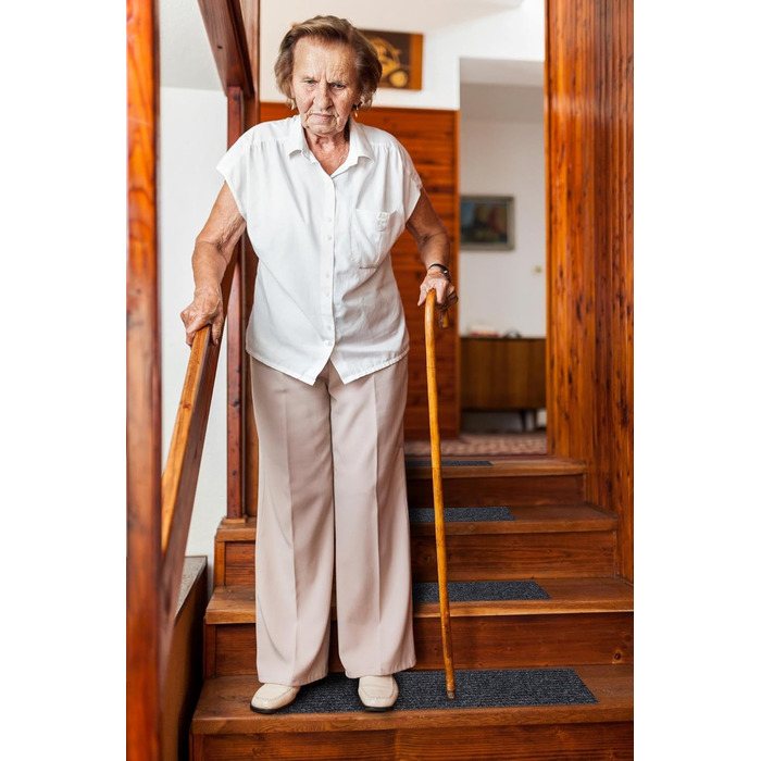 Килимок для сходів Ottomanson Lifesaver, 7 предметів, чорний