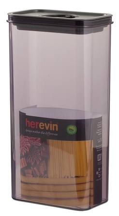 Контейнер HEREVIN Canister-Vacuum Lid-White-Black 3 л (161194-000) (7077946)