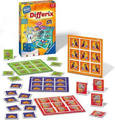 Грай і навчайся для дітей, навчальна гра для дітей від 4 до 8 років, грайливе навчання для 1-4 гравців, 24930 - Differix -