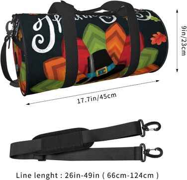 Дорожня сумка Щасливий День Подяки, спортивна сумка для чоловіків та жінок, сумка-мішок, спортивна сумка