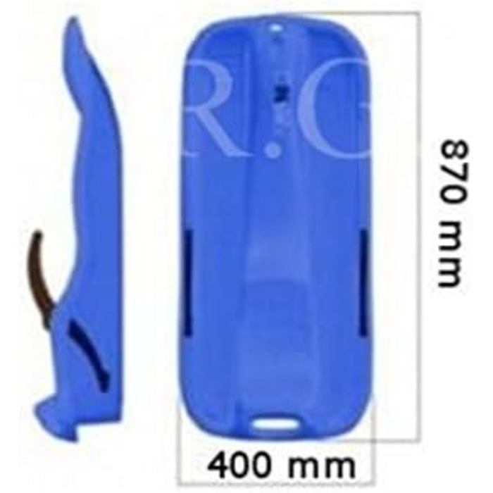 Невідомий Боб Санки Санки Snow Glider Гальма Гальма Санки пластикові Тягнучий трос 3 кольори (Червоний)