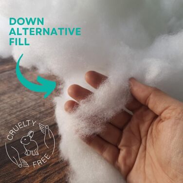 Дитяча подушка Kids Fluff 2 шт. Toddler Pillow (35x50cm) - з бавовняним чохлом 300T та альтернативним пуховим наповнювачем. Гіпоал