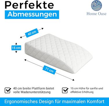 Ортопедична подушка для ніг, подушка для підтримки кровообігу, яку можна прати, 740x15 см