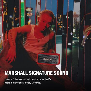 Портативна Bluetooth-колонка Marshall Emberton III, бездротова, пило- та водонепроникна, IP67, понад 32 години роботи в режимі від