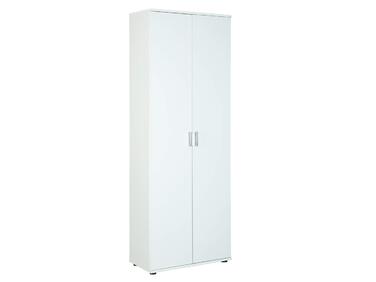 Багатоцільова шафа Картотечна шафа Універсальна шафа 2 дверцята Ширина 70 см Глибина 34 см Висота 190 см вкл. 5 полиць Меламінове покриття Arconati Білий стелаж