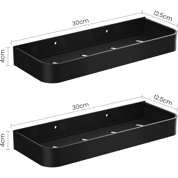 Душова полиця Bestdon без свердління, душова полиця самоклеюча кошик для душу Алюмінієва полиця для ванної кімнати настінна полиця