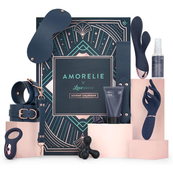 Еротичний адвент-календар AMORELIE Original 2025, 24 інтимні сюрпризи для пар