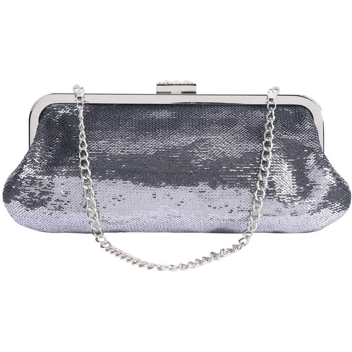 Елегантне жіноче клатч, ідеальне для вечірок та урочистих подій, весіль, сумочка, СІРИЙ