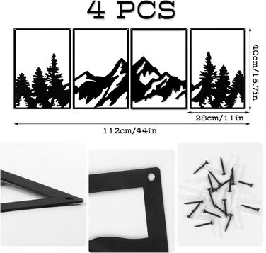 И металеві прикраси стін металеві гори і ліси прикраси стін гори і ліси металеві настінні картини великі настінні скульптури для д