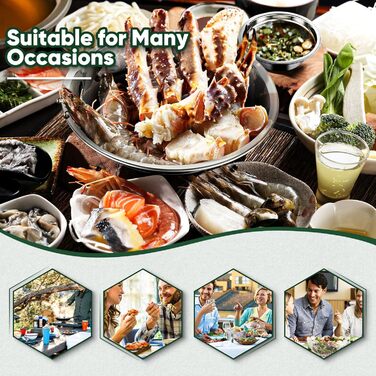 Набір столових приборів для кемпінгу TAN REN для 4 осіб, 24-предметний набір посуду для кемпінгу з нержавіючої сталі, набір столових приборів для пікніка, столові прибори для подорожей на свіжому повітрі з нержавіючої сталі з ножем, виделкою, ложкою для п