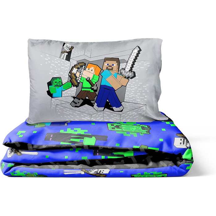 Комплект дитячої постільної білизни з 100 бавовни 135x200 см односпальний розмір - підодіяльник наволочка 50x70 см