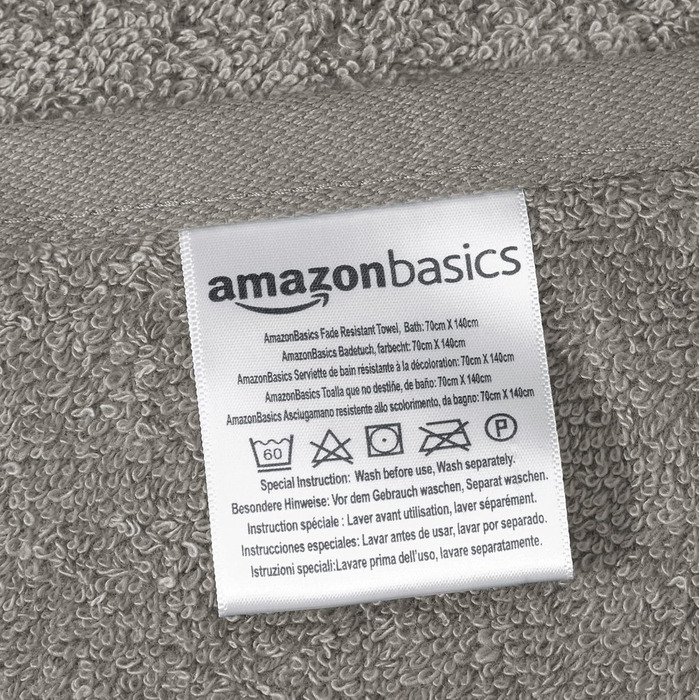 Набір рушників для ванних кімнат з 6 шт. , світлостійкий, 100 бавовна, м'який і поглинаючий, 2 рушники для ванної та 4 рушники для