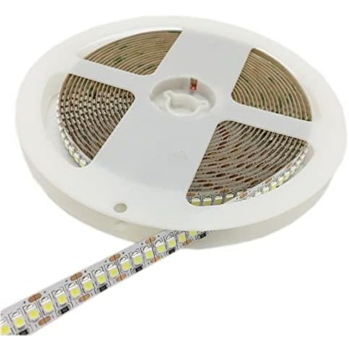 Світлодіодна стрічка Vrabocry Lichten Wit 6000 K 16.4ft 1200 світлодіодів 2835 SMD 12 В 240led/m18000LM Ultra-Bright LED Flexibele Touw Verlichting voor Keuken Slaapkamer Onder-Kast Gangen Trappen Verlichting