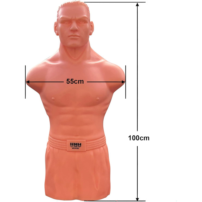 Манекен Sporteq XL BOB Манекен для боксу окремо стоячий Торс Боксерська груша Мішень Кікбоксинг Бойові мистецтва ММА Тренування