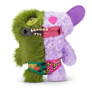 Мяка іграшка Fuggler Misfit Monsters 23 см, Серія 1 від ZURU (Граф Андеру Макгу та Грін Грін - зелений та ліловий з довгим кучерявим хутром)