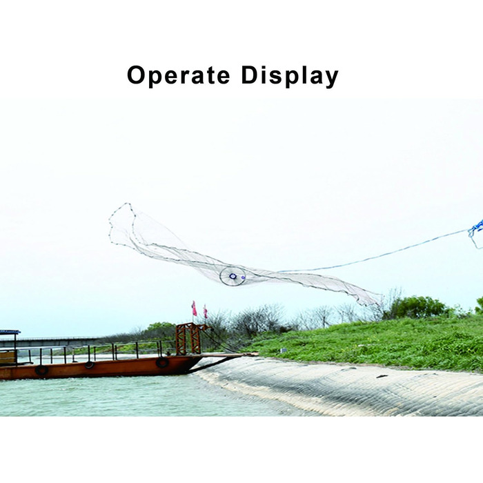 Закидна сітка з алюмінієвою рамкою, розмір вічка 0,8 дюйма, діаметр 7,813,8 футів, біла. Діаметр 2,4 метра (металева пластина)