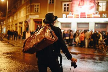 Преміальна вінтажна дорожня сумка вихідного дня, спортивна сумка та ручна поклажа зі шкіри - коньячно-коричневий Cognac-brown No 1