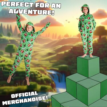 Кігурумі Minecraft, суперм'який фліс, теплий 7–8 років