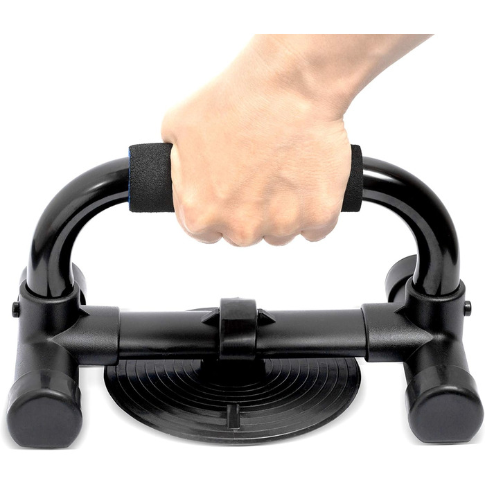 Ручки для віджимань - Протиковзке покриття - Суцільнометалеві перекладини для віджимань - Ручки та стійки для віджимань - Фітнес-обладнання для калістеніки для дому та на свіжому повітрі