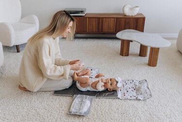 Пеленальний матрацик для подорожей компактний пеленальний матрацик XL - комбінований знімний пеленальний мішок з 6 відділеннями, д