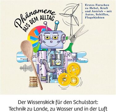Мій перший набір для експериментів Технологія - такі прості, грайливі експерименти для маленьких дослідників, набір для експериментів для дітей 5-8 років STK, 602291