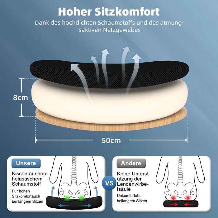 Ергономічне офісне крісло Storeo Imp модель I, до 150 кг, сітка, чорний