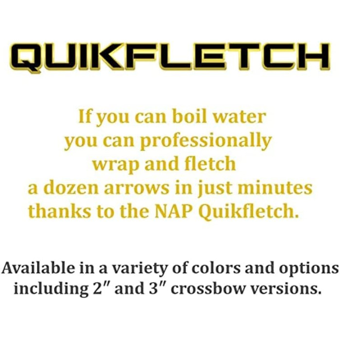 3-крильне стабілізуюче оперення Quikfletch Twister 5.1 см для підвищення точності стріл для складного лука та арбалетних болтів, 6 шт. , біла трубка, зелено-білі леза