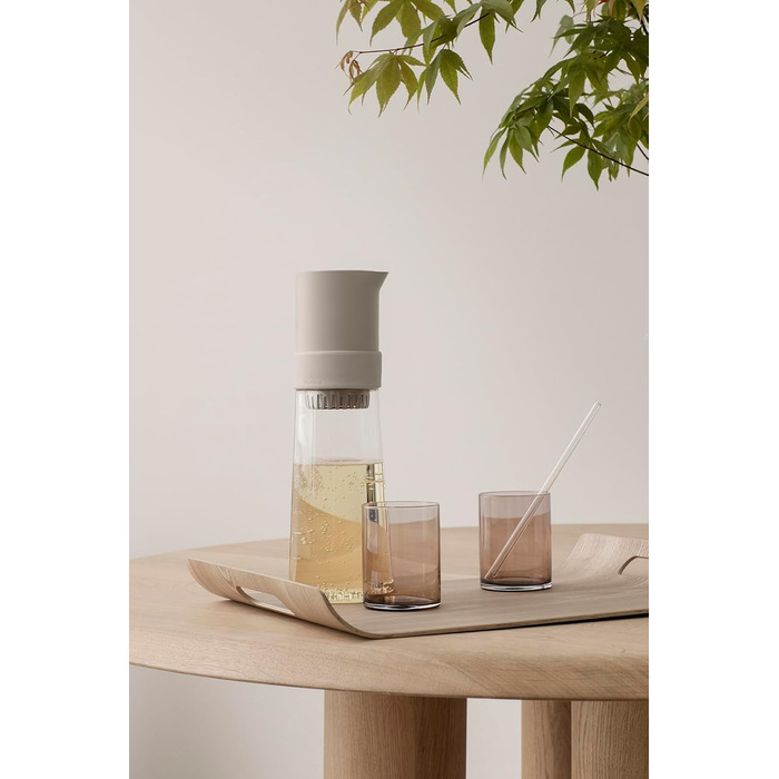 Чайник з льодом Tea-Jay, пуристичний дизайн, швидке і нескладне приготування холодних чаїв, 800 мл, колір Moonbeam 64286