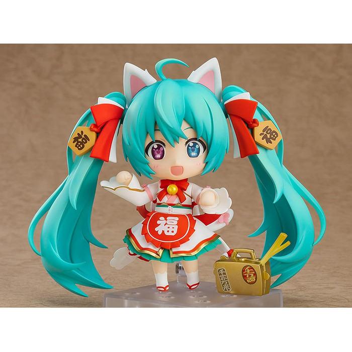 Колекційна фігурка Nendoroid Hatsune Miku Maneki Miku Ver. (Character Vocal Series 01), 10 см