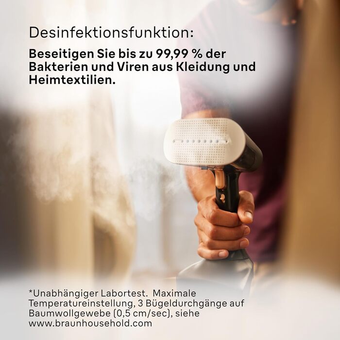 Паровий випрямляч Braun QuickStyle 7 GS7077BK, технологія Dual FreeGlide 3D, технологія FastSteam, відпарювач, пара 35 г / хв, рез