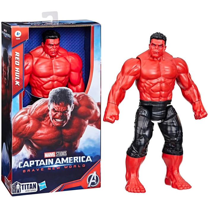Капітан Америка Чудовий новий світ, фігурка червоного Халка з серії Titan Hero Series Deluxe