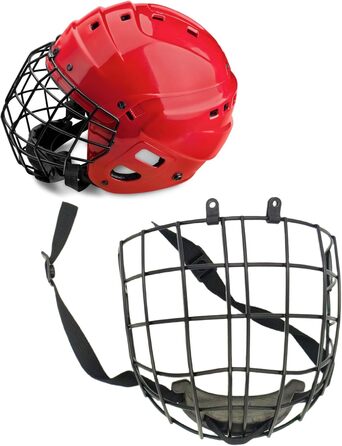 Повна клітка для хокейного шолома з металевої сітки, стійка до подряпин маска для хокею на льоду для дорослих та молоді