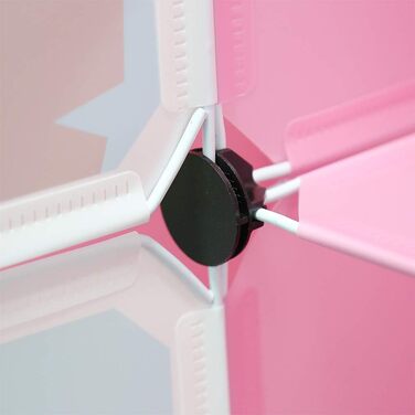 Дитяча шафа для зберігання Glit, 12 кубиків, модульна шафа з дверцятами, тваринні мотиви, пластикова полиця для іграшок, одягу та