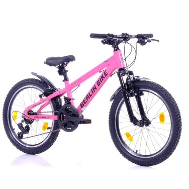 Гірський велосипед MTB1 Kid 20-дюймова алюмінієва рама, 21 швидкість Shimano, рожевий гірський велосипед