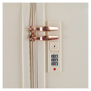 Валіза Semi Line 24' (M) Ecru (T5757-3)