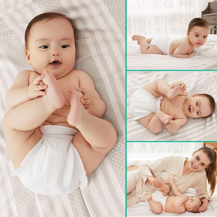 Муслінові пелюшки для відрижки 10 тканинних пелюшок 27x50 см муслінові тканини 6-шарові поглинаючі фланелеві фланелеві пелюшки 100